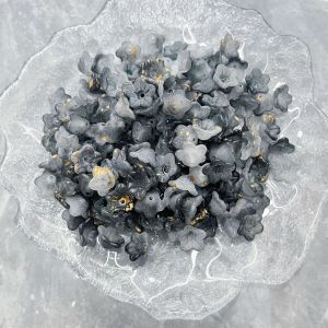 ดอกถ้วย ทูโทน สีขุ้น ทองคำเปล ขนาด 6x12mm อุปกรณ์เสริมงานฝีมือ งาน DIY ใช้สำหรับการ ร้อยทำพวงมาลัย พวงกุญแจ ตกแต่งชิ้นงานประดิษฐิ์ เหรียญโปรยทาน