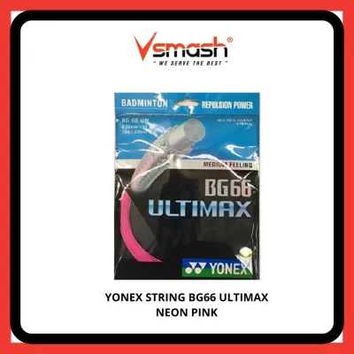 Yonex String BG66 Ultimax Neon Pink (SP String)