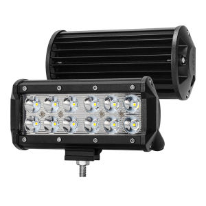 Lampu Tembak Motor Mobil Lampu Sorot LED Cree Mobil Dan Motor CWL 12 Mata 36 Watt Lensa 4D - W12