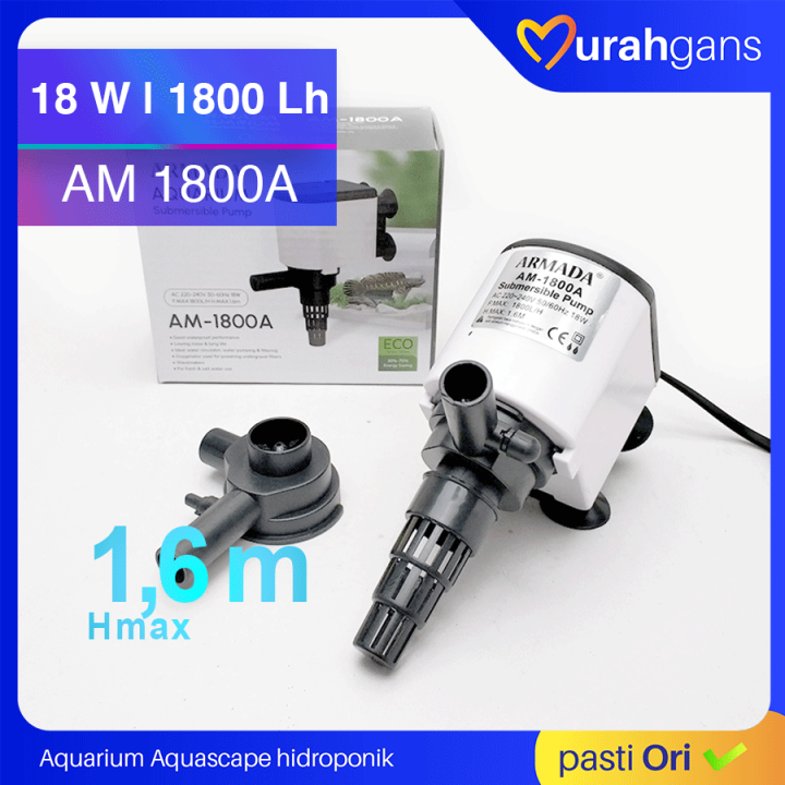 Pompa Aquarium ARMADA AM 1800 A Original Power Head 1800 L H