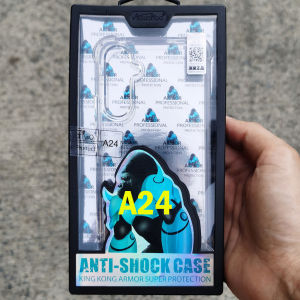 KingKong เคสกันกระแทก Samsung A24 / A34 / A54 5G เคสใสขอบนิ่ม มีขอบนูนกันกล้อง