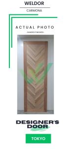 DESIGNERS DOOR - TOKYO DESIGN SEMI-SOLID WOODEN DOOR (WELDOR BRAND)