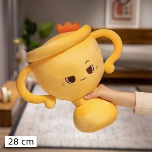 Đồ Chơi Gấu Nhồi Bông Cúp Vô Địch Cute– Cúp Vàng Nhồi Bông Quà Tặng 2026
