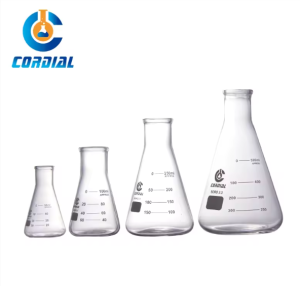 ERLENMEYER FLASK BOROSILICATE GLASS CORDIAL