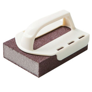 Practical Handle Scouring Pad Magic Sponge Pot Cleaner Effortless Stain Removal Hand Safe Kitchen Cleaning Tool