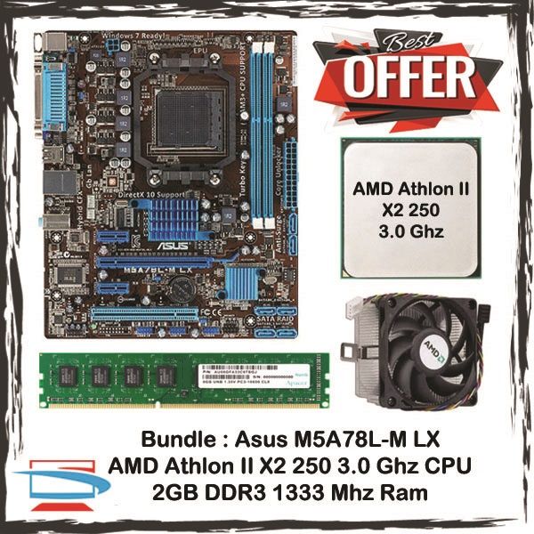 ASUS a7v8x-la motherboard, AMD Athlon (tm) XP 2000+ 1.6GHz CPU, RAM