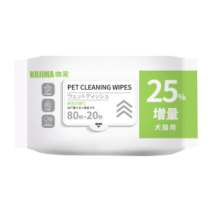 Kojima Japan Pet Cleaning Wipes For Dog & Cat / Multipurpose Antibacterial Eye Ear Wipes Wet Tissue 100PCS