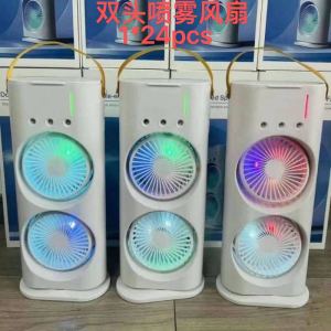 Cooling fan spray hydration USB desktop MINI humidifier spray fan
