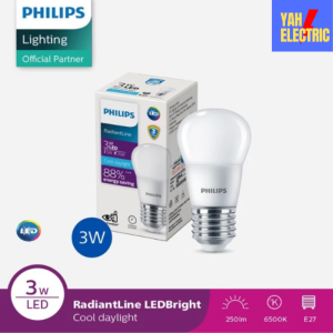 PHILIPS LAMPU LED BULB RADIANTLINE 3W 5W 7W 9W 11W 13W 15W E27 6500K BOHLAM HEMAT ENERGI - YAH ELECTRIC