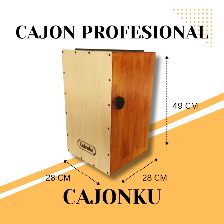 Super Profesional Kajon - Kahon Musik Perkusi - Cajon Drum Box Duduk