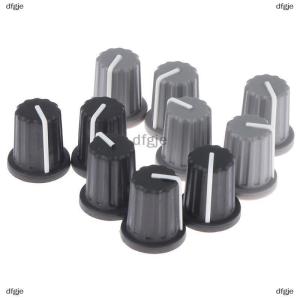 [COD] dfgje 5pcs Rubber Half Shaft Knob Potentiometer Encoder Knob 270 Degree D-Shaped