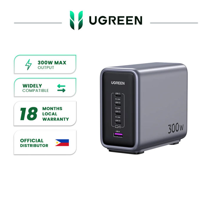 UGREEN Nexode 300W 5-Port PD GaN Fast Charger - PH | Lazada PH