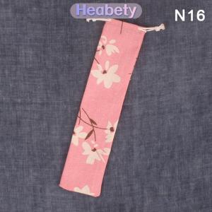 Heabety  1pcs tái sử dụng rơm Pouch túi cho kim loại rơm dao kéo đầy màu sắc du lịch cắm trại đũa muỗng nĩa dao lưu trữ túi container