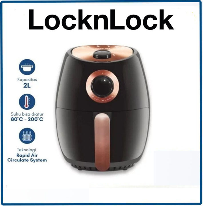 AIR FRYER LockNLock/Lock N Lock/LOCK & LOCK EJF126BMNC 2 Liter