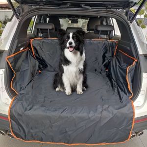 Foldable Dog Car Seat Car Pet Seat Safety Hammock Trunk Mat Car Back Seat Protector Waterproof Pet Car Seat Cushion Pet Travel Accessories