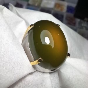 CINCIN BATU BIO SOLAR JUMBO RING PERAK