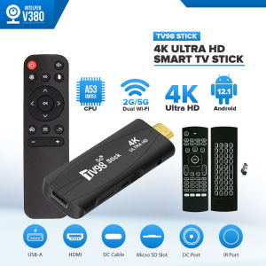Intelper MXQ Pro TV98 Stick TV Stick Support 2.4G / 5G Dual WiFi Android 12.1 Ultra HD 4K Smart TV Box 8GB Rockchip 3228A Quad Core Media Player TV Receiver