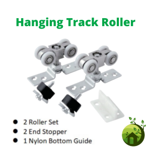 2200 Roller Hanging Track Roller Sliding Door Top Roller Hanging Rod Roller Pintu Hanging Slide Roller