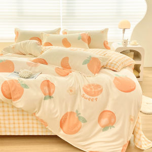 Dansunreve INS Style Duvet Cover Soft Breathable Quilt Cover Single/Queen/King/Super King Comforter Cover for FemalChild