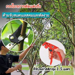 Braun Mall- กรรไกรตัดกิ่ง กรรไกรตัดกิ่ง แข็งแรงและคม สแตนเลส การตัดเร็ว สะดวกไม่กินแรง ตัดกิ่งไม้หนา2.5ซม ได้