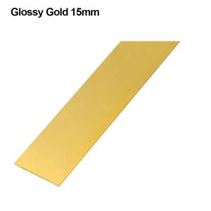 WUXU Self-adhesive Metal Molding Trim Waterproof Mirror Edging Edge Banding Strip Home Decoration Stainless Steel Mirror Wall Sticker Background Wall