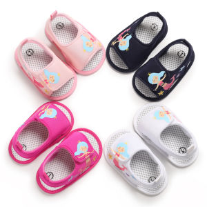 Newborn Summer Beach Sandals 1 Year old Shoes Baby Fashion Little Whale Cartoon Casual Walking Sandals 0-18 Months Christmas gifts#C616