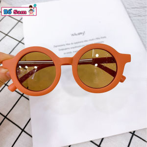 Kính mát gọng tròn nhiều màu chống tia UV phong cách Hàn Quốc cho bé gái bé trai Shop Bố Sam