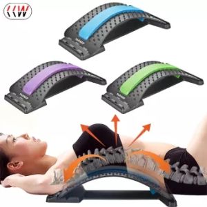 CCW Back Stretch Equipment Massager Massageador Magic Stretcher Fitness Lumbar Support Relaxation Spine Pain Relief