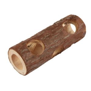 CRUSHES Hollow Tree Trunk Wooden Hamster Tunnel Play Toys Hideout Mouse Tube Toy  Burrows Animals Cage Rats