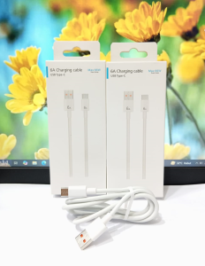 Kabel Data 6A USB TYPE C 1Meter Charging Cable Max 66W Super Charge