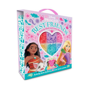 Disney Princess Activity Book & Loom-Band Kit Friendship For Kids With Best Friends