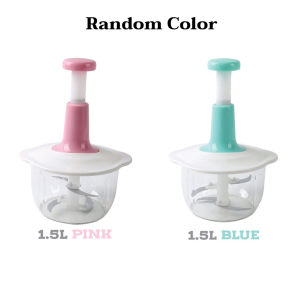 Manual Hand Blender Chopper Mixer Food Processor Garlic Onion Slicer Cutter Kitchen Tool Pengisar Serbaguna