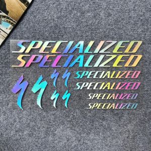 SPECIALIZED Lightning Road Bicycle Frame Stickers MTB Bike Top Tube Helmet Waterproof DIY Vinyl Decals