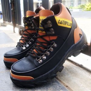Sepatu Safety Boots Pria Argon Kerja Proyek Tracking Boot Cowok Work sefty Ujung Besi Murah Terlaris