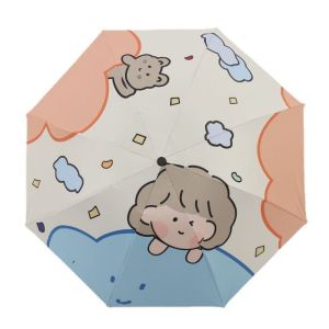 Ô che mưa che nắng tự động hoạt hình dễ thương LILA OSUSHI158