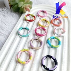 Ring carabiner O gantungan kunci per 10pcs dan 5pcs