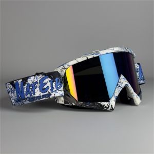 GLOWLITE MX Riding ATV  Dustproof Mountain Biking Motorcycle Glasses Motocross Outdoor Sports Ski Glasses Men Women