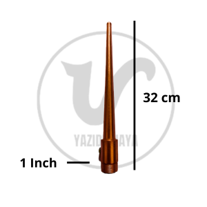 Paket Tombak penangkal anti petir untuk rumah 1 set lengkap komplit full set 1 Inch TB 32 Cm