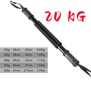 Power Twister Flexible Strength Chest Arm Rod Exerciser Hand Gripper Spring Bar Strengthens Biceps Shoulders Fitness Expander