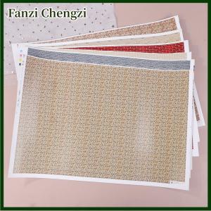 Fanzi 1Pcs Simulation Road Wall Surface Sticker Model Kits Diy Sand Table Ground Scenes Outdoor Brick Sticker Materials