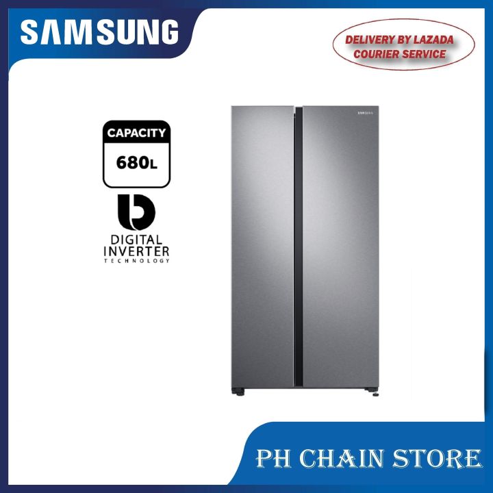 (COURIER SERVICE) SAMSUNG RS62R5031SL/ME 680L SIDEBYSIDE DIGITAL
