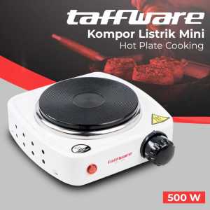 COD Taffware Kompor Listrik 1 Tungku Hemat Listrik Low Watt Kecil Mini Portable Hot Plate 500W