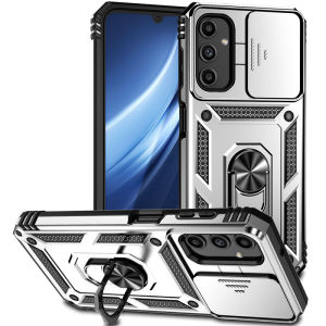 For Samsung Galaxy A54 A55 A35 A15 5G Case Ring Holder Armor Shockproof Coque For Galaxy A14 A24 A34 A05 A05S Lens Protect Cover