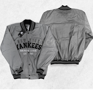 HOCKY - Jaket Varsity Baseball Keren Pria Wanita American League Full Bordir Taslan Premium Terbaru