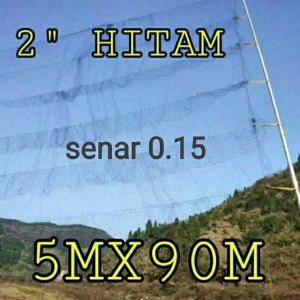 JARING BURUNG SENAR HITAM 5X90M