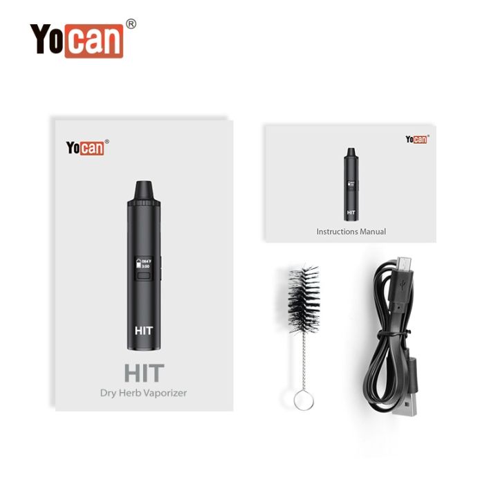 Original Yocan Hit VANE Dry Herb Vaporizer Kit Convection Herbal System
