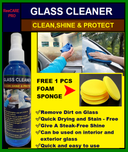 🔥 PROMOSI 🔥 ReeCARE PRO Car Windshield Cleaner Glass Cleaner Car Solid Wiper Window Cleaning Clean Glass