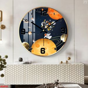 Đồng Hồ Treo Tường Kim Trôi Treo mặt phủ bóng chạy êm ru có nhiều size để trang trí decor phòng