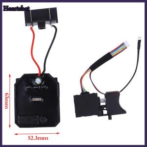 [Heartsbat] 1Pc Control Board+1Pc Switch 18V 21V For Dayi 2106 Brushless Electric Wrench Motherboard Accessories Speed Switch Brushless Control Board