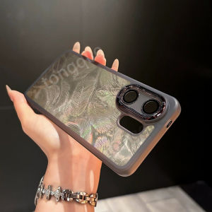 เคสสำหรับ Vivo X200 FE X200FE 5G 2025ฝาครอบเคสใส่โทรศัพท์กากเพชรหรูหราลายขนนกชุบกระเป๋าใส่กล้องด้วยไฟฟ้าเคสกันกระแทกมือถือฝาหลังอ่อนนุ่ม TPU ยืดหยุ่น